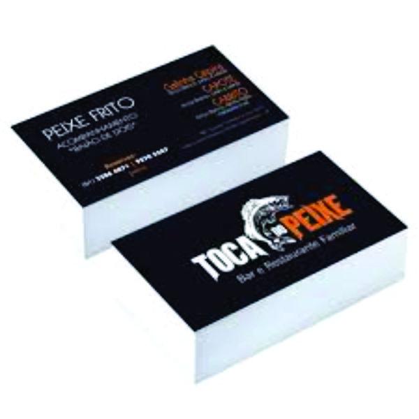 Cartão de Visita - 88x48mm em Couché 300g - 4x4 - Sem Enobrecimento - Refile