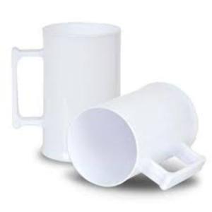 Caneca de Chopp Acrílica de 450ml POLIESTIRENO - PS CRISTAL Altura: 12,5 cm Boca: 7,5 cm Base: 7,5 cm, 325ml 4x0 Colorida   