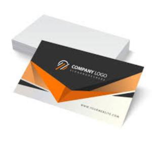 Cartão de Visita - 88x48mm em Couché 300g - 4x0 - Sem Enobrecimento - Refile Couche 300g 8,8x4,8 4x0 Colorido Frente sem Enobrecimento Corte Reto 